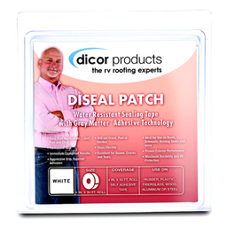 Dicor 522TPO41251C Seal-Tite Sealing Tape, 4" x 12-1/2' White Roll