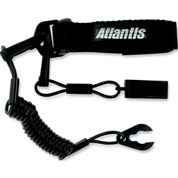 PRO FLOATING WRIST LANYARD BLACK W/WHISTLE thumbnail-1