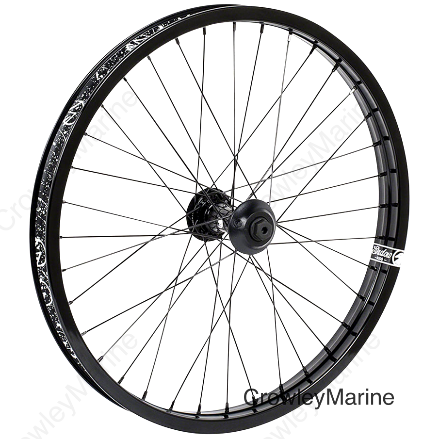 The Shadow Conspiracy Symbol Front Wheel - 20 3/8 x 100mm Black