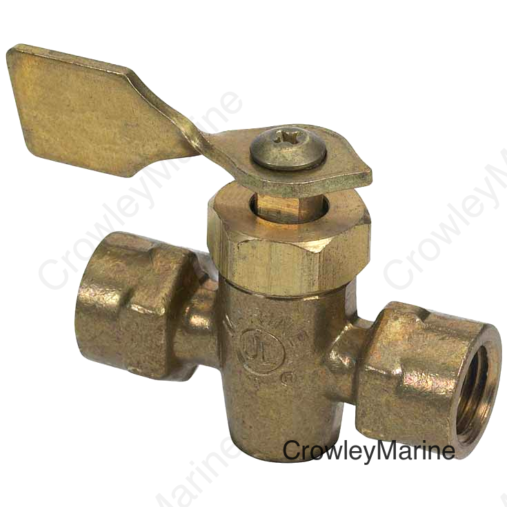 1/4 FNPT M/F BRASS SHUT-OFF