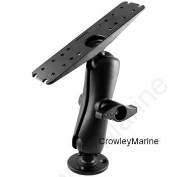 Universal Ball Mount for Large Units, 3-3/4" Base Long Arm, 11.5"H