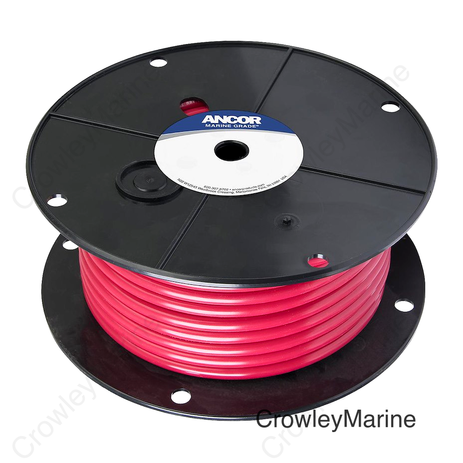 BATTERY CABLE 4 GA 500' RED