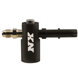 Nitrous Express 3/8-10mm Late Model Billet Fuel Line Adapter 90 Degree thumbnail-1