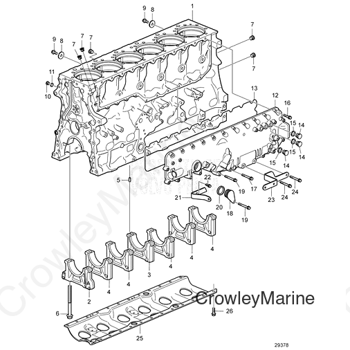 Washer(V2) - Volvo Penta (947541)
