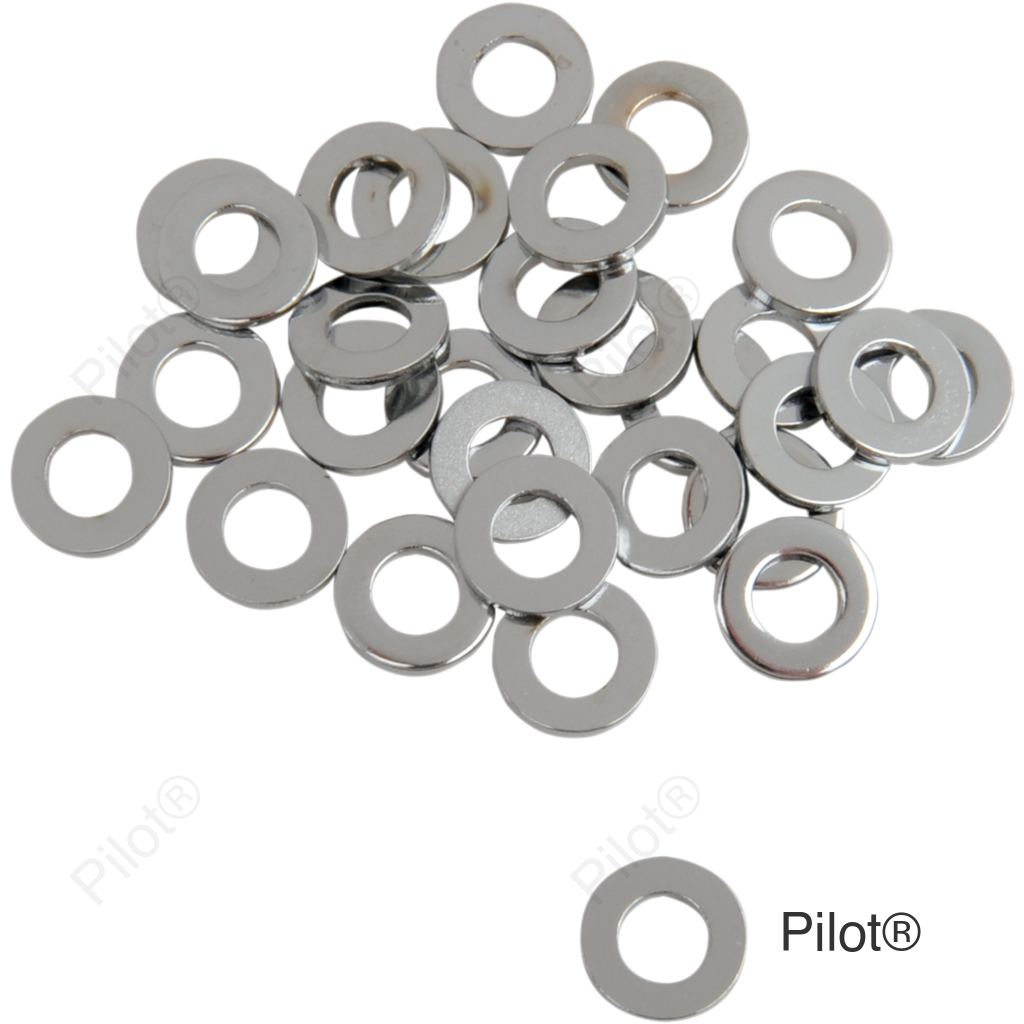 Washers - AN - 1/2" - Chrome