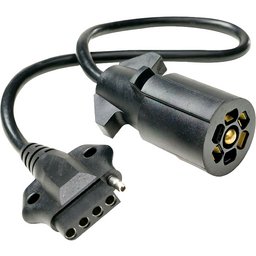 Seachoice 7-Way Round to 5-Way Flat Cable Adapter, Boat Trailer, 18 in. thumbnail-0