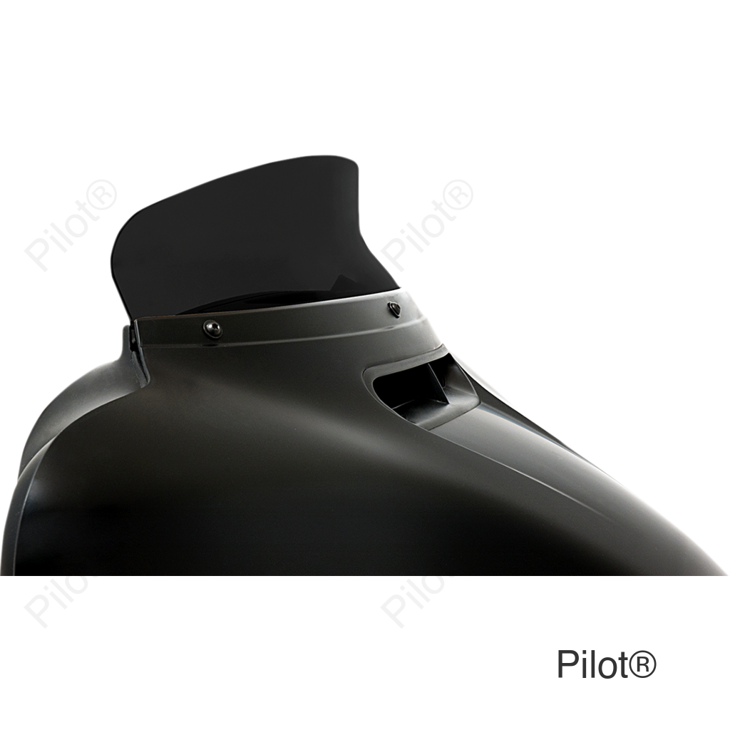 Spoiler Windshield - 4-1/2" - Dark Black Smoke - FLH