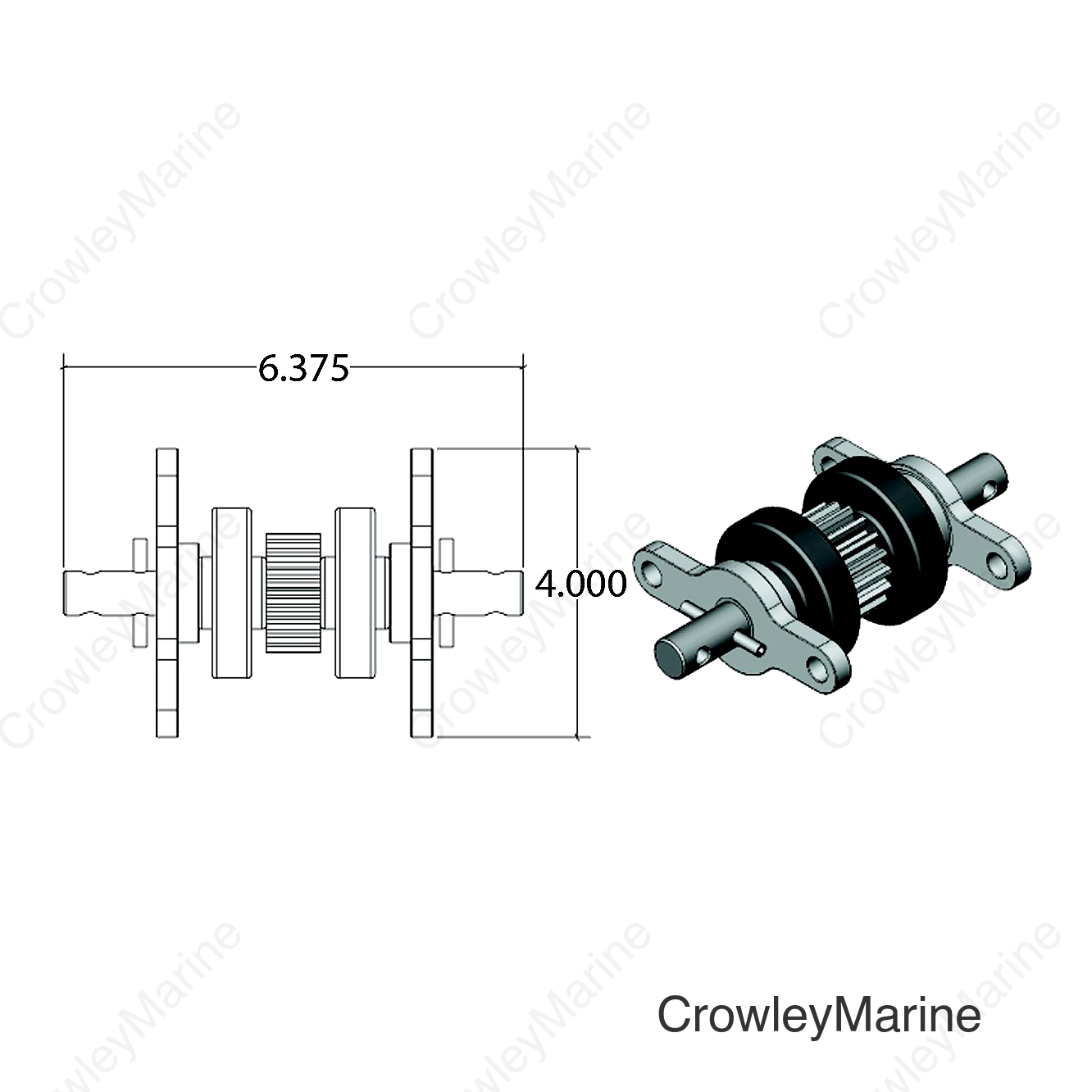 AP Products 014122837 Standard Gear Pack Assembly (18 Teeth)
