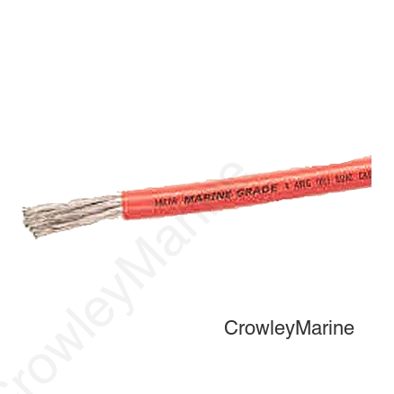 Ancor 113510 Marine Grade™ Tinned Copper Battery Cable, #4 AWG, 100', Red