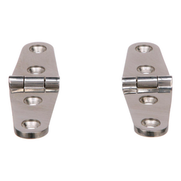 Seachoice Marine-Grade Strap Hinges, Polished 316 Stainless Steel, 4 in. X 1 in., Pack of 2 thumbnail-3