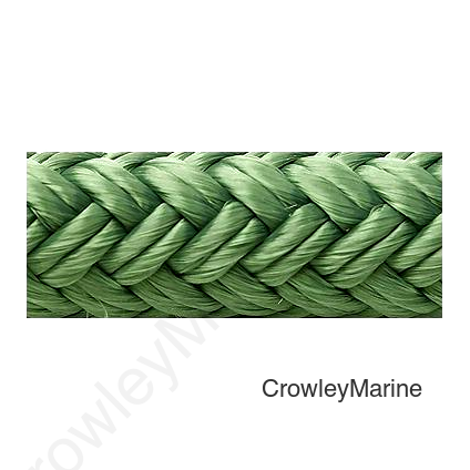 Seachoice Double-Braid Nylon Dock Line w/ Eye Splice, Pre-Shrunk, Heat Stabilized, 1/2 In. x 15 Ft., Forest Green