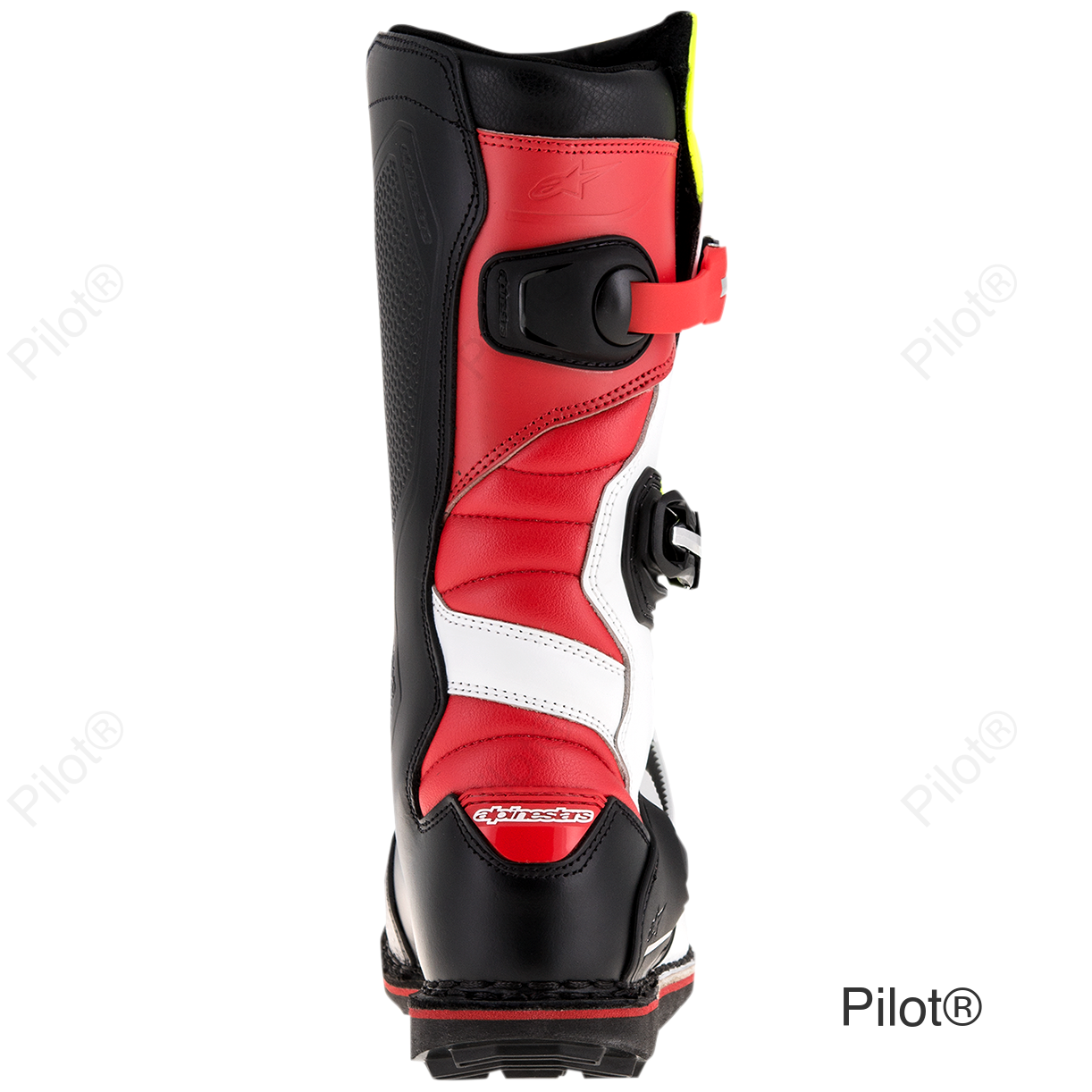 Tech-T Boots - White/Red/Yellow Fluorescent/Black - US 10