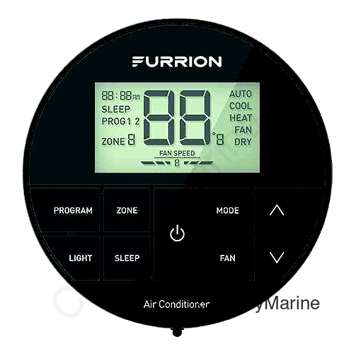 Furrion 2024042658 Chill® Thermostat, Multi-Zone, 3 Fan Speed, Black