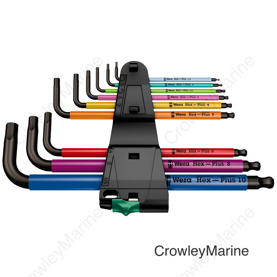 Wera 950/9 Hex-Plus L-Key Set - Metric