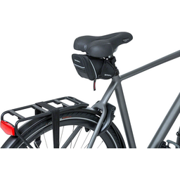 Basil Sport Design Saddle Bag - 1L Strap Mount Black