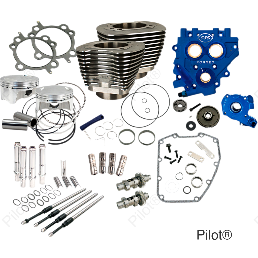 110" Power Package Performance Kit - Gear Drive - Black