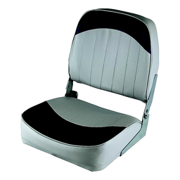 Wise 8WD734PLS660 Economy Fold Down Fishing Seat, Grey/Navy thumbnail-1