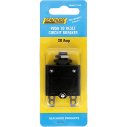 Seachoice Circuit Breaker, Push to Reset, 20 Amp thumbnail-1