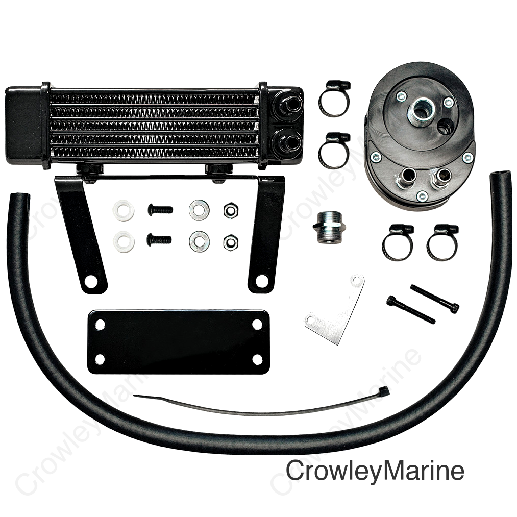 LOWMOUNT OIL COOLER BLACK