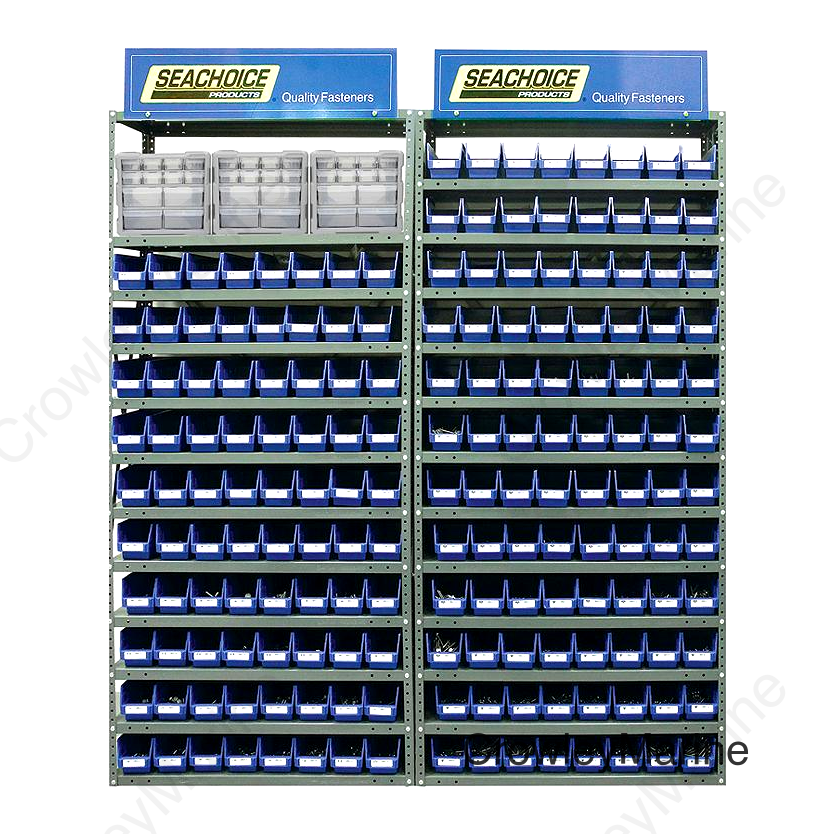 212 Piece Stainless Steel Fastener Display