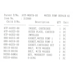 Water Pump Repair Kit thumbnail-6