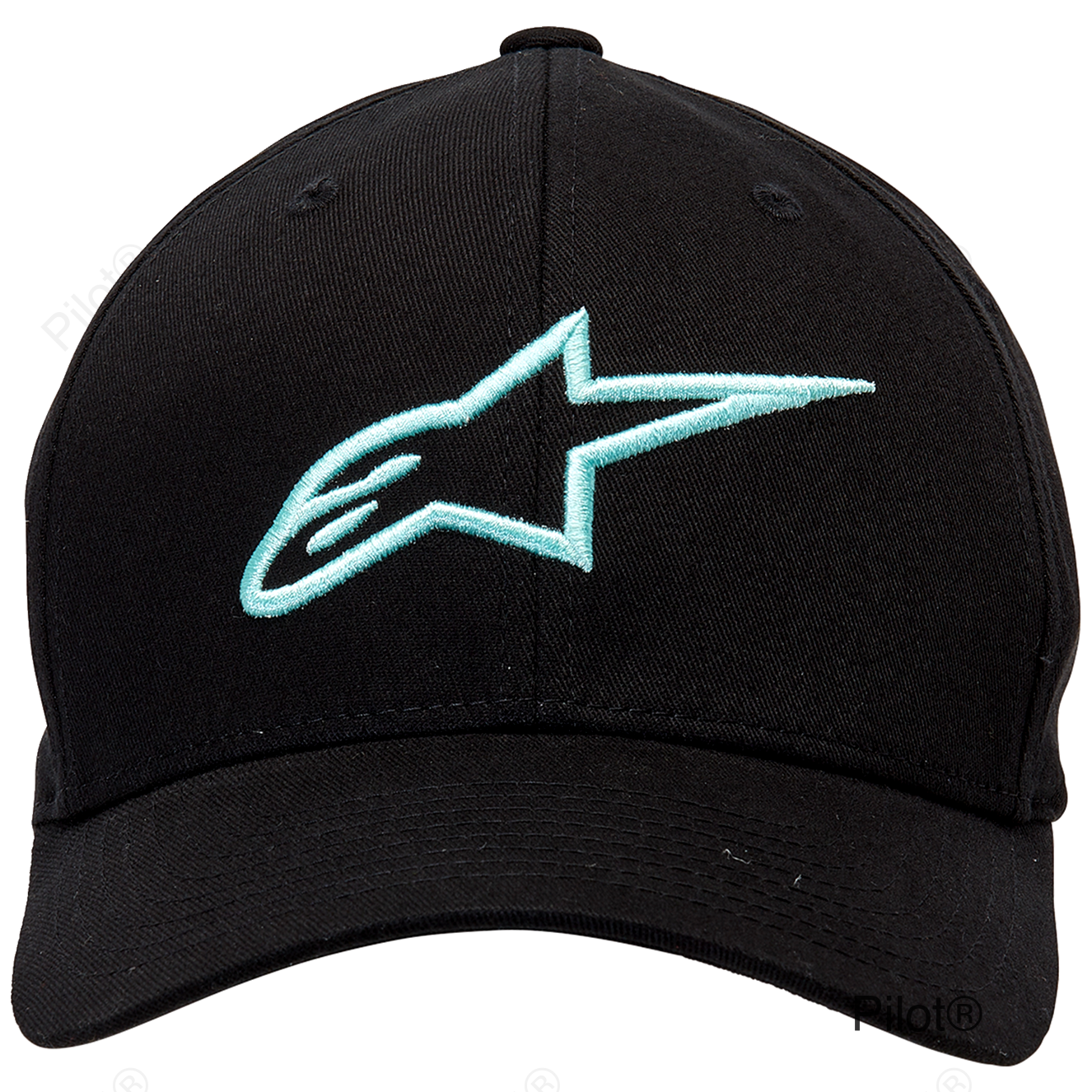 Ageless Curve Hat - Black/Light Aqua - L/XL