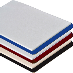 White/Red/White, 12"L x 27"W x 1/4" Thick