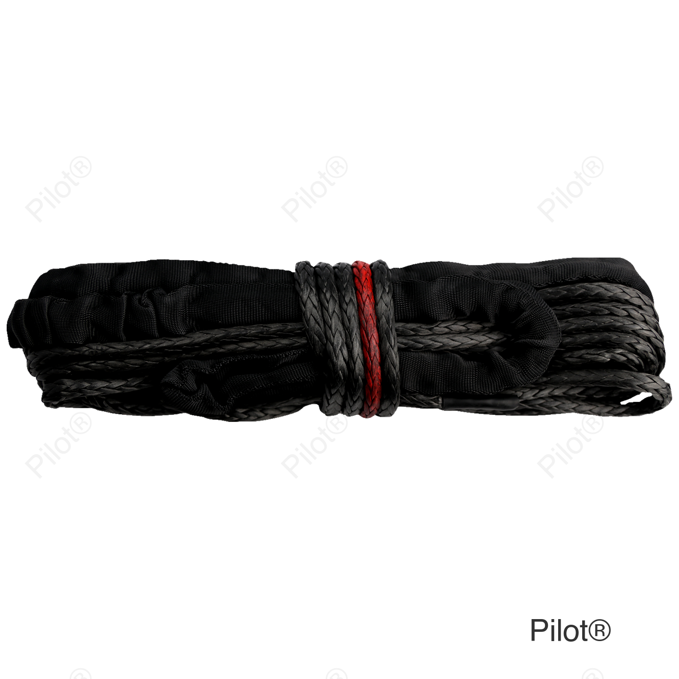 Winch Rope - Synthetic - Smoke - 1/4" x 50'