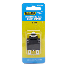 Seachoice Circuit Breaker, Mini, Push to Reset, 5 Amp thumbnail-0