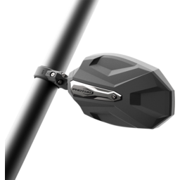 Mirror - Photon - Side View - Oval - Black/Silver - 2" thumbnail-2