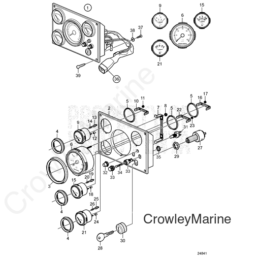 Pressure Gauge - Volvo Penta (856812)