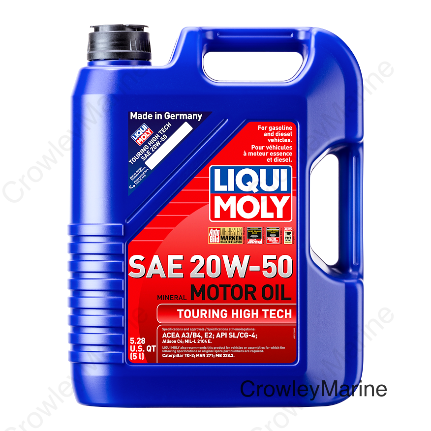 LIQUI MOLY 5L Touring High Tech Motor Oil SAE 20W50