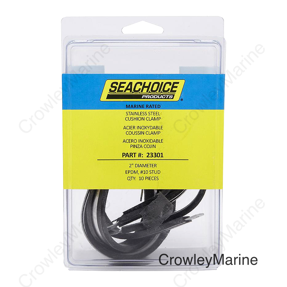 Seachoice Stainless Steel Cushion Cable Clamp, 2 In.