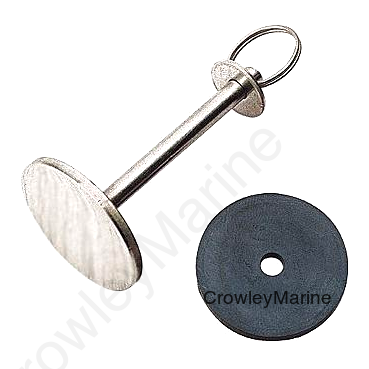 Sea-Dog 2218421 Stainless Hatch Cover Pull w/Rubber Gasket