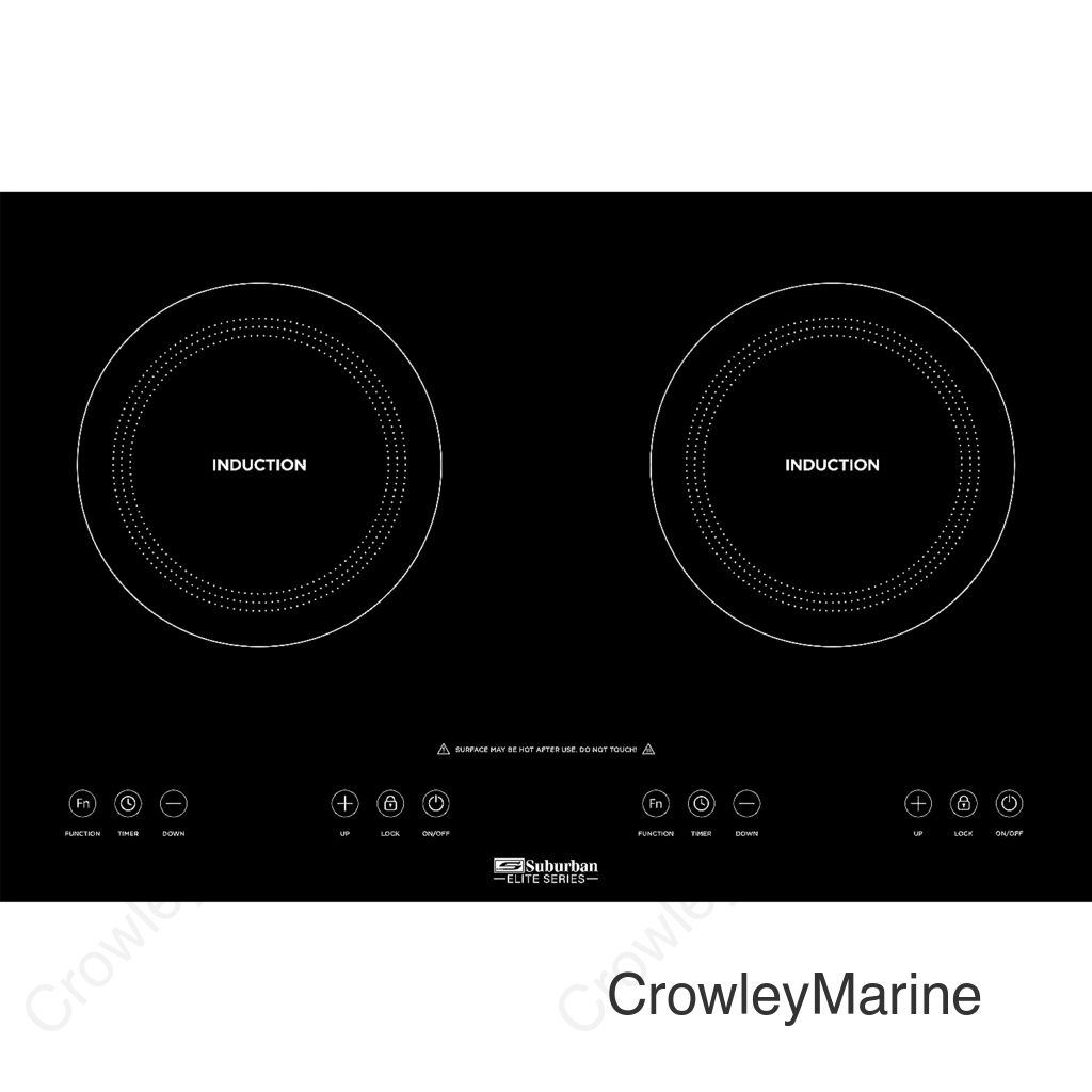 Suburban 3309A Elite Series Induction Cooktop, Double Element