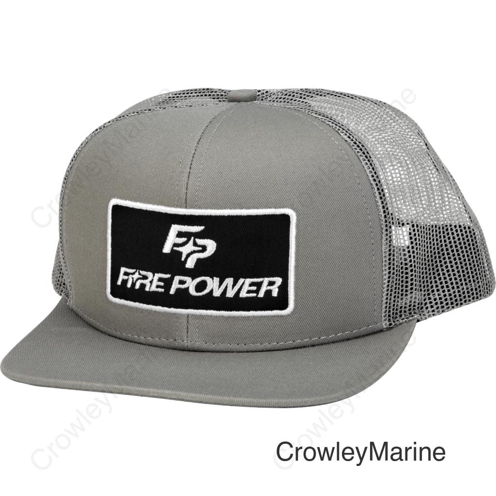 FLAT BILL PATCH HAT GREY