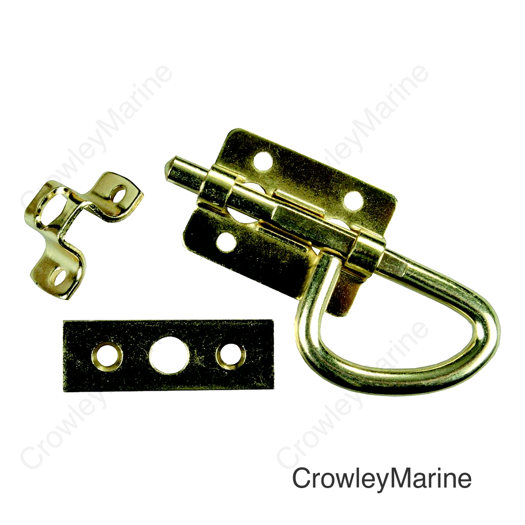 JR Products Universal Latch, Brass