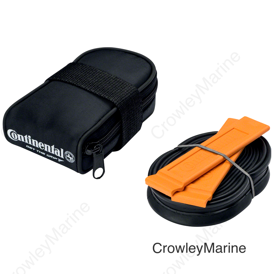 Continental Saddle Bag - Includes 700 x 18-25 Presta Tube 2 Tire Levers Black
