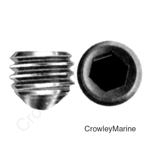 SET SCREW SS 1/4" CONE POINT