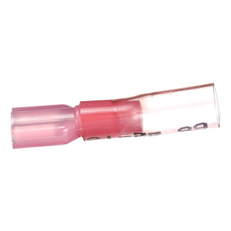 Seachoice Heat Shrink Insulated Disconnect, Marine Grade Heat-Shrinkable Female Disconnect Terminals, Red, Pack of 25, 22-18 Wire Range thumbnail-0