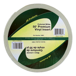JR Products Vinyl Insert - Premium, 50' Colonial White thumbnail-1