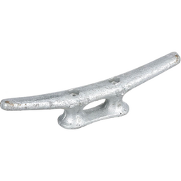 Seachoice Open Base Dock Cleat, Galvanized Gray Iron, 10 In. thumbnail-0