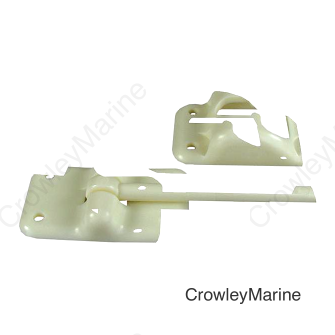 JR Products Plastic T-Style Door Holder, 3.5" Colonial White