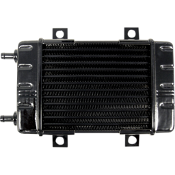 Universal Oil Cooler - 14-Row - Gloss Black