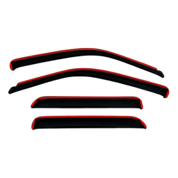 AVS 07-18 Jeep Patriot Ventvisor In-Channel Front & Rear Window Deflectors 4pc - Smoke
