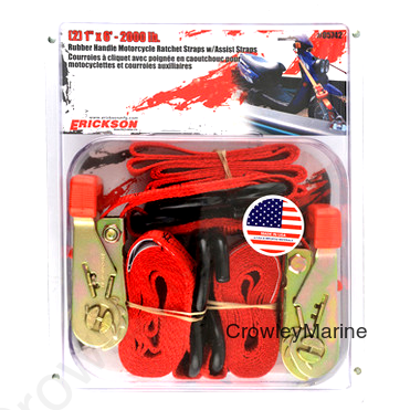 Ratchet Strap, 1" x 6', 666lbs. WLL, w/ Assist Strap (397705)