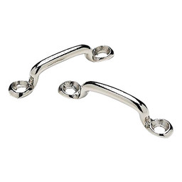 Seachoice Multi-Purpose Nickel-Plated Brass 1-7/32 In. Eye Straps, Set of 4 thumbnail-3
