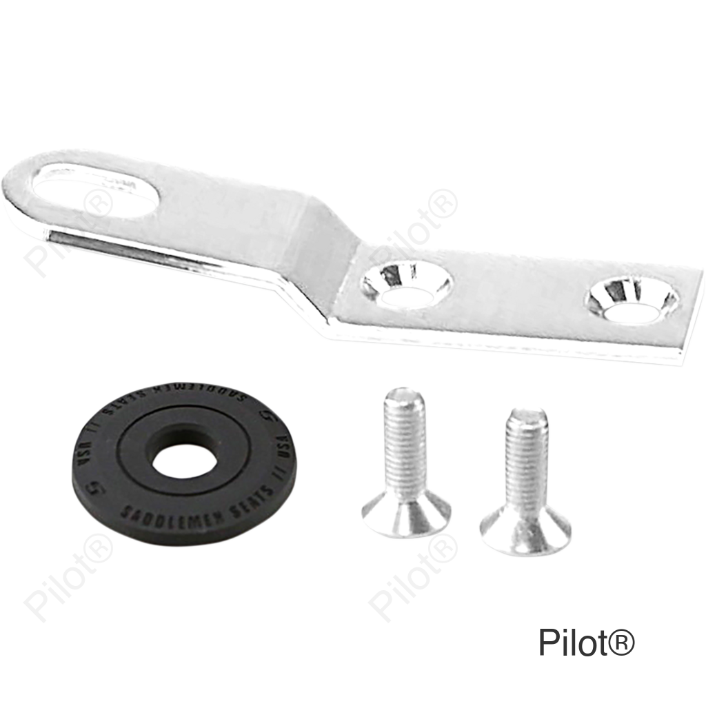 Seat Bracket - Chrome - 1/4"-28