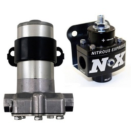 Nitrous Express Black Style Fuel Pump and Non Bypass Regulator Combo thumbnail-1