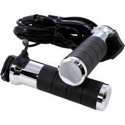Titan-X Heated Grips - 1" - Chrome thumbnail-2